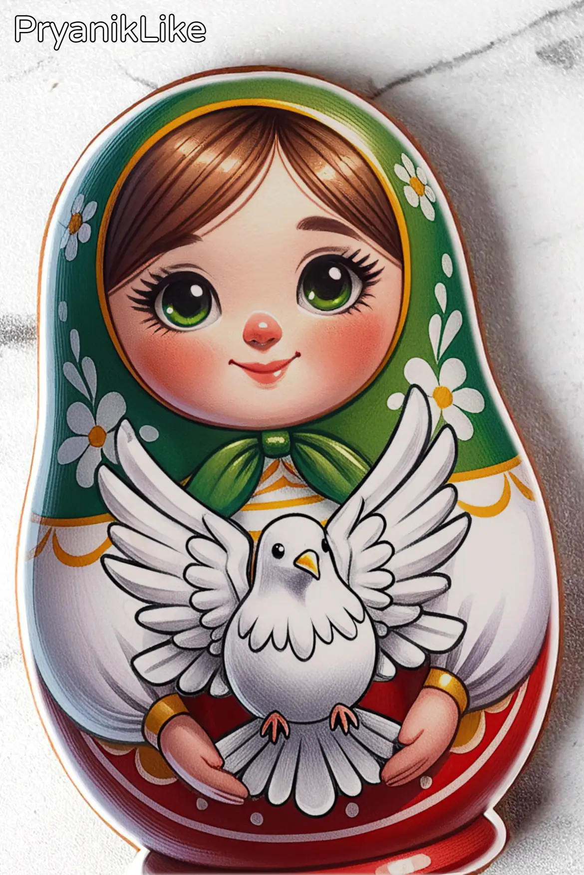 Пряник матрешка (ооооочень много)